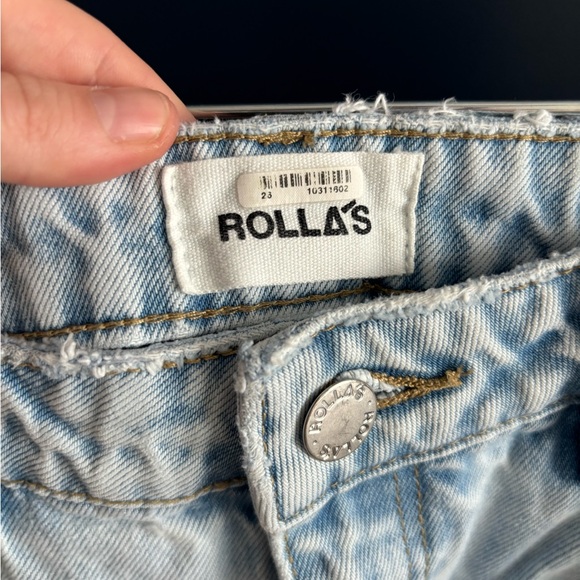 Rollas original high rise straight denim - Picture 2 of 6